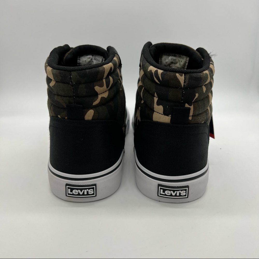 Levi’s Men’s Black / Camo High Top Sneakers - Picture 9 of 9